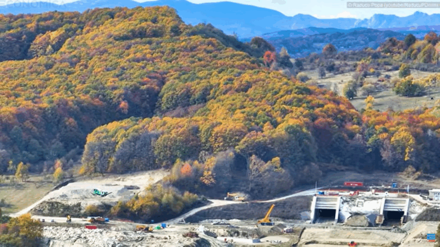 video autostrada a1 sibiu pitesti porr a finalizat structura de rezistenta a tunelului curtea de arges 68fe4dd00fd23
